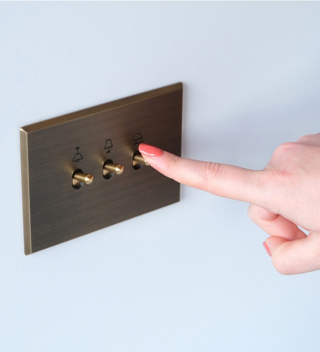 Electric switch plate