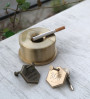 Brass ashtray for tables