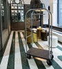 Hotel luggage trolley