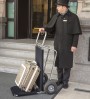 Folding hotel luggage cart