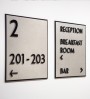 Room number signs