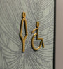 Line of signs in enamelled brass