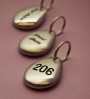 Brass key tags
