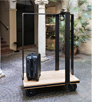 Hotel luggage carts